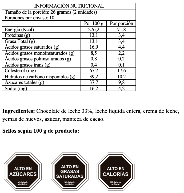 Cremoso Negro 10 unidades