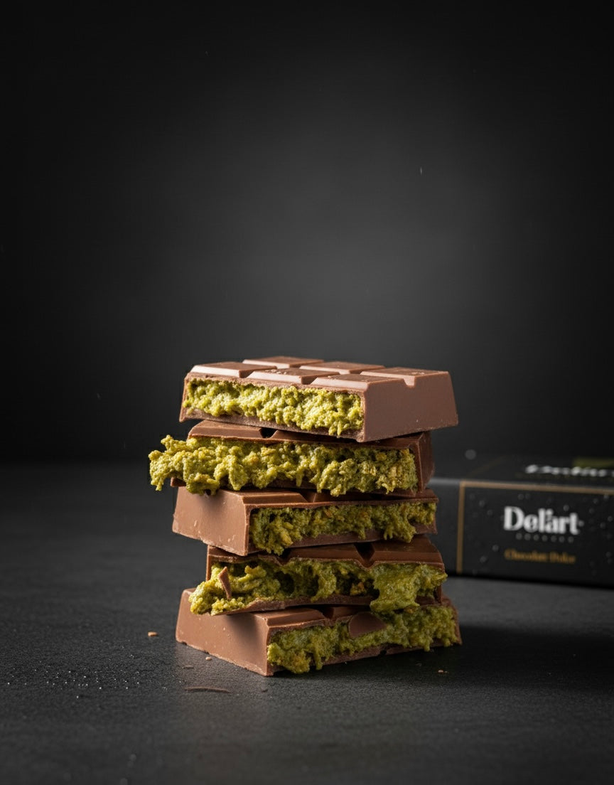 Barra Pistacho Viral Dubai - Chocolate Bitter