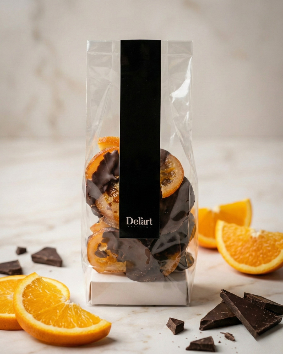 Media Naranja Bitter (220gr) – Delart Chocolat