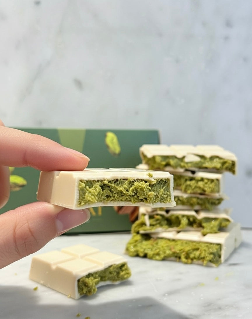 Barra Pistacho Viral Dubai - Chocolate Blanco