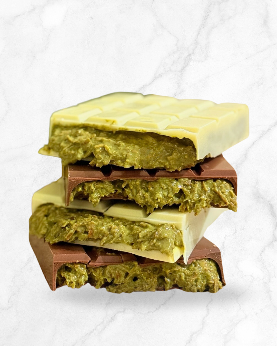 2 Barras DUBAI. Chocolate Blanco + Leche (PACK)