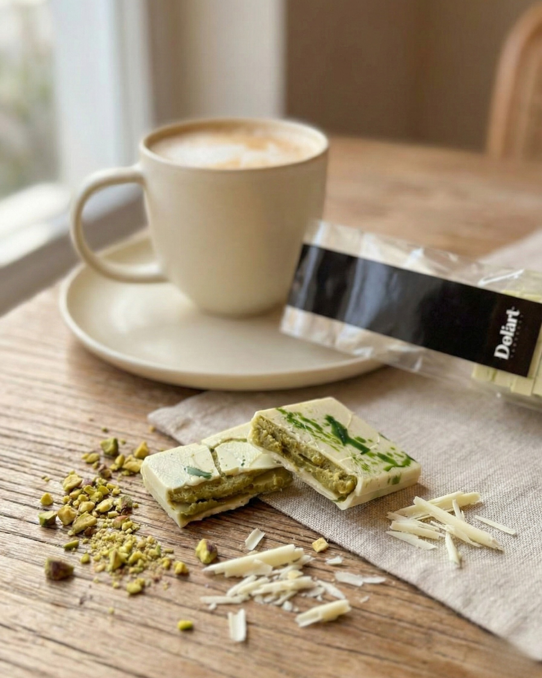 Cremosos de Pistachos y Chocolate Blanco