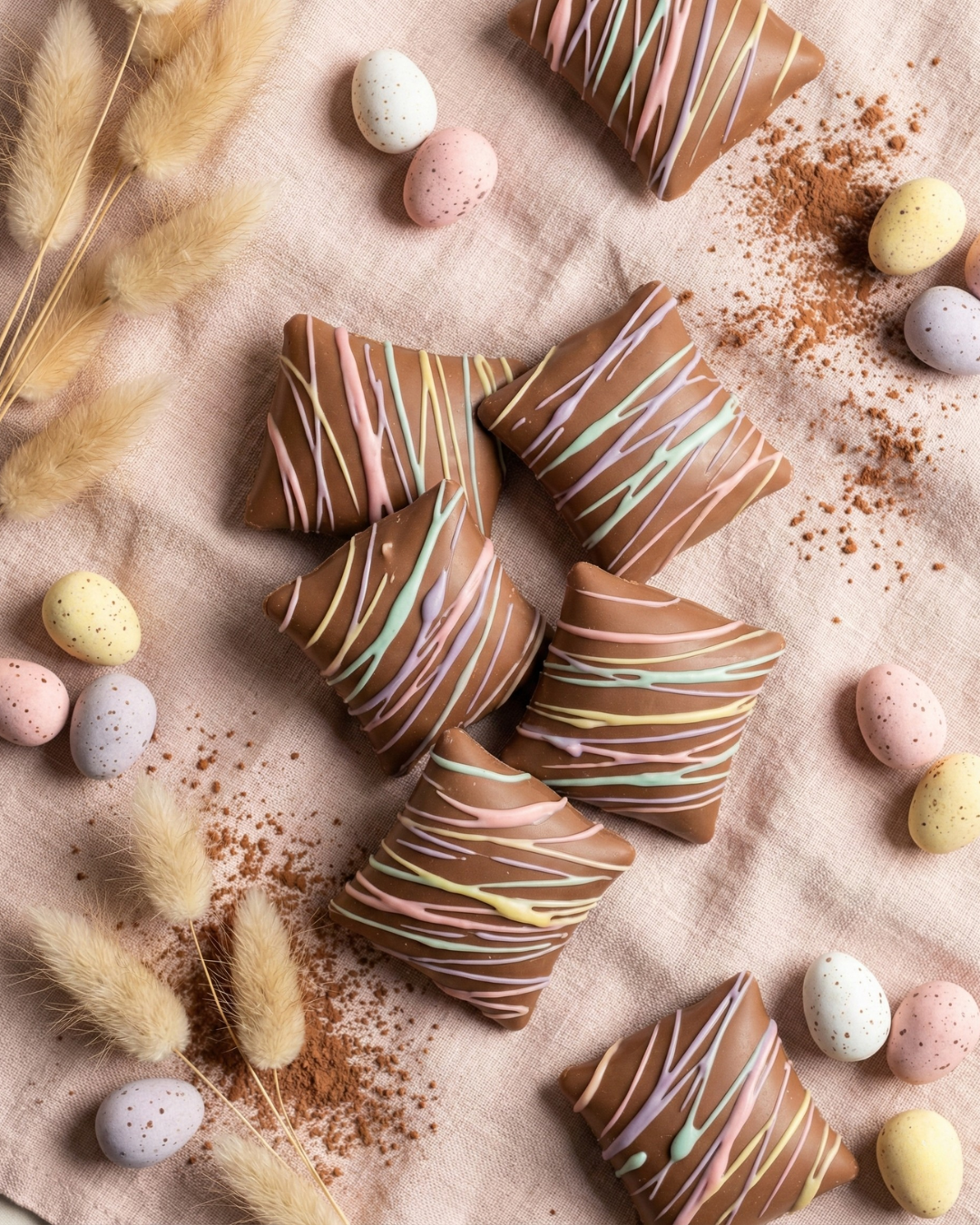 Pillows bañados en chocolate