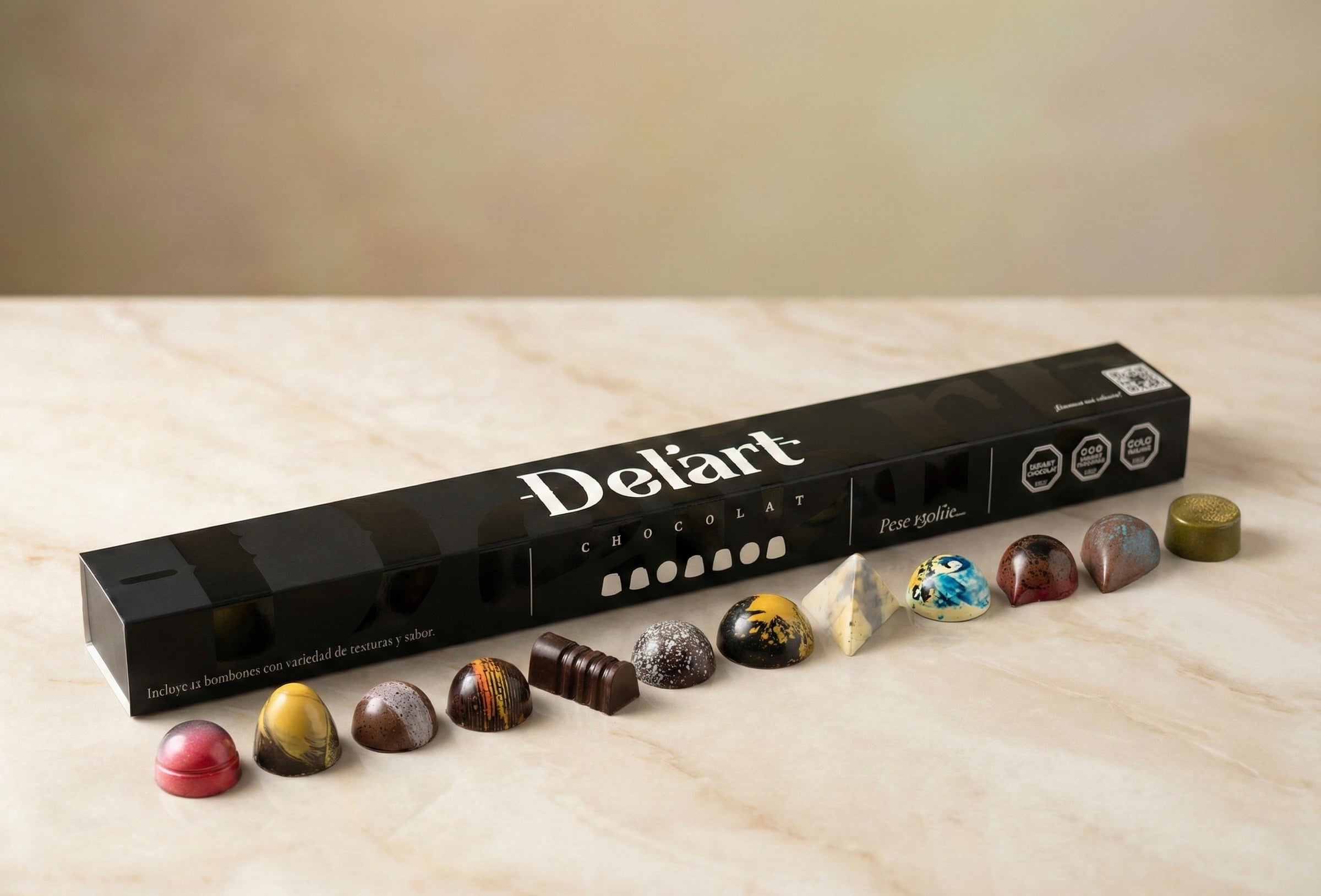 Galleta Pistacho & Chocolate | Pruébalas Tibias – Delart Chocolat