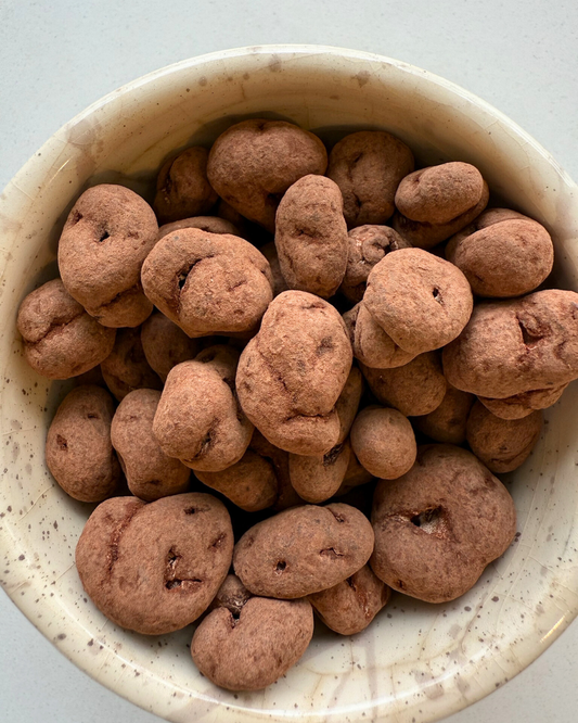 Cranberries bañadas en chocolate