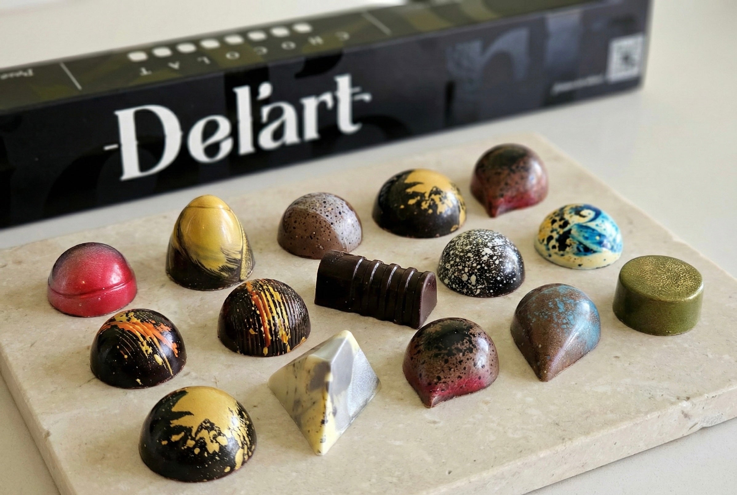 Galleta Pistacho & Chocolate | Pruébalas Tibias – Delart Chocolat