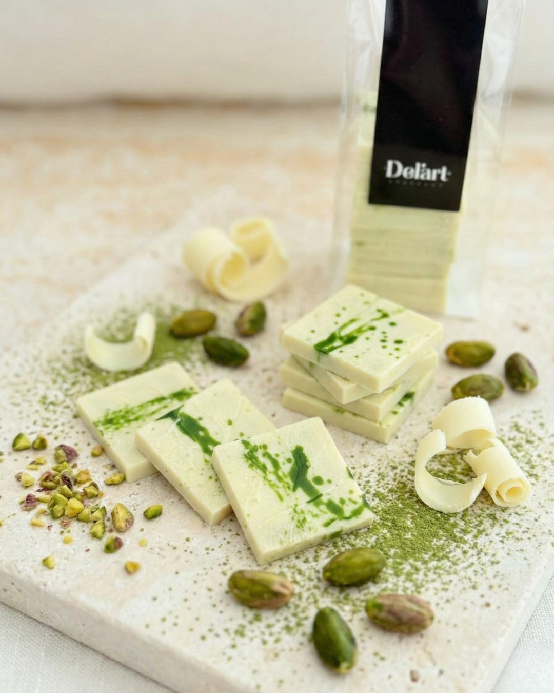 Cremosos de Pistachos y Chocolate Blanco