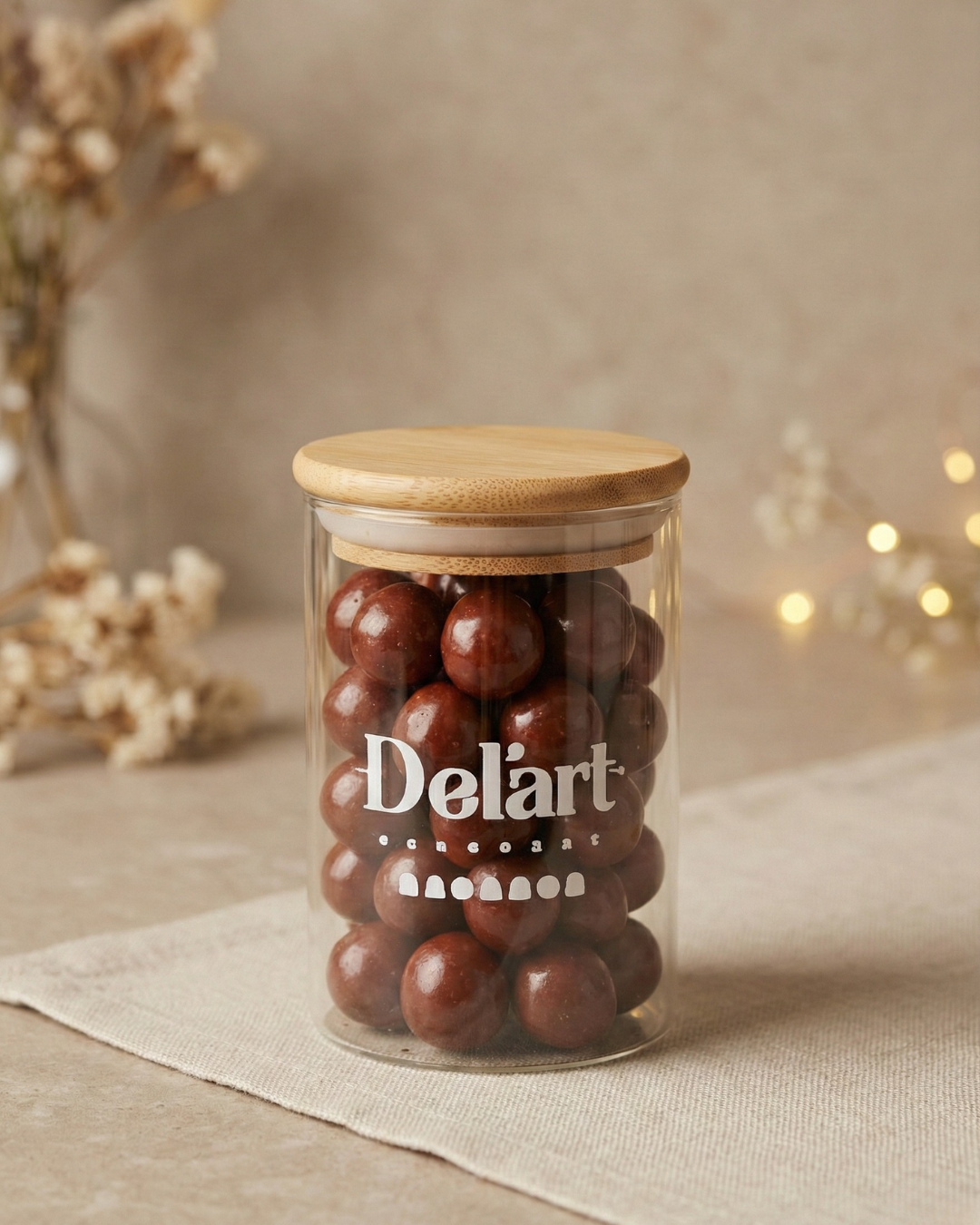 Avellanas bañadas en chocolate