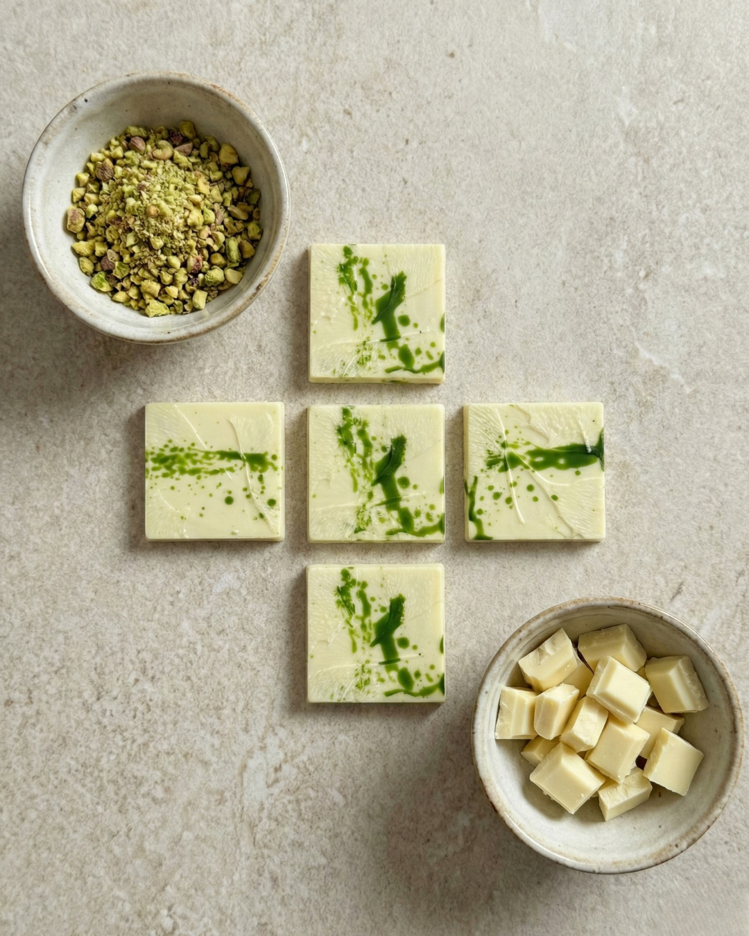 Cremosos de Pistachos y Chocolate Blanco