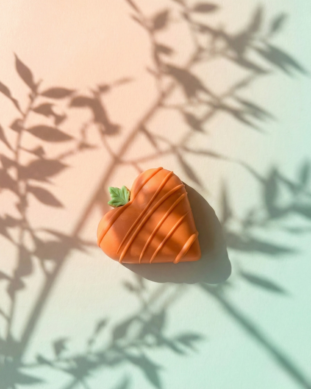 Zanahoria con forma de corazón