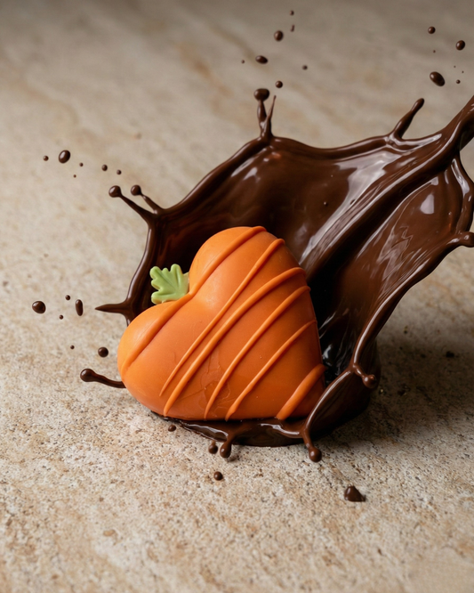 Zanahoria con forma de corazón