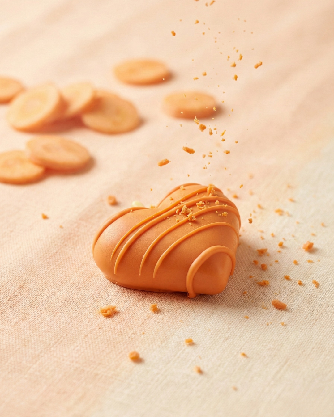 Zanahoria con forma de corazón